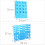 Shirt Folder Clothes Folding Board Durable Plastic Clothes Storage Board Light Blue 5