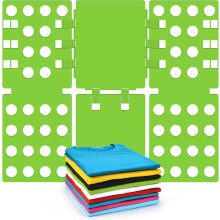 Shirt Folder Clothes Folding Board Durable Plastic Clothes Storage Board Green