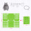 Shirt Folder Clothes Folding Board Durable Plastic Clothes Storage Board Green 5