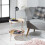 Noa and Nani Solna Large Coffee Table in Blush Pink 1