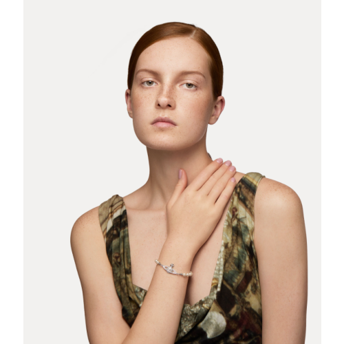 Vivienne Westwood Mini Bas Relief Pearl Bracelet 1