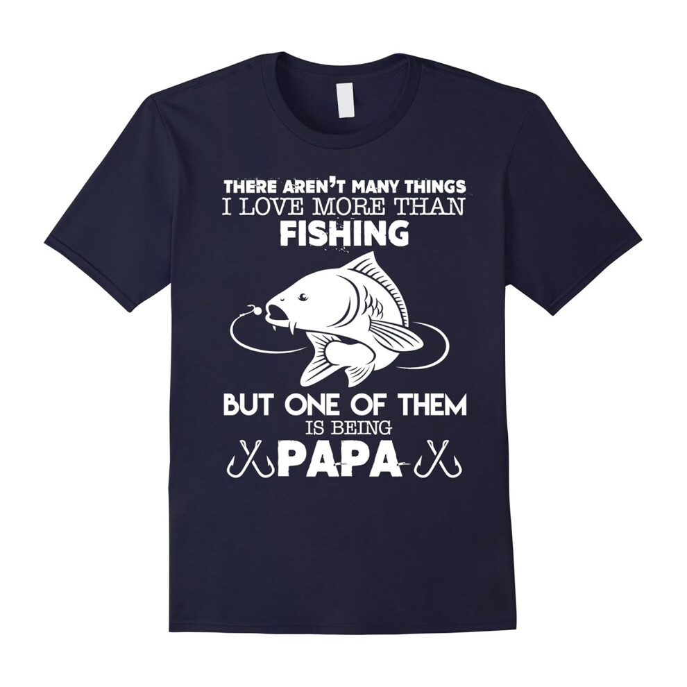 (M) Papa Fishing Buddy Shirt I Love Fishing And Being Papa-Father's Day