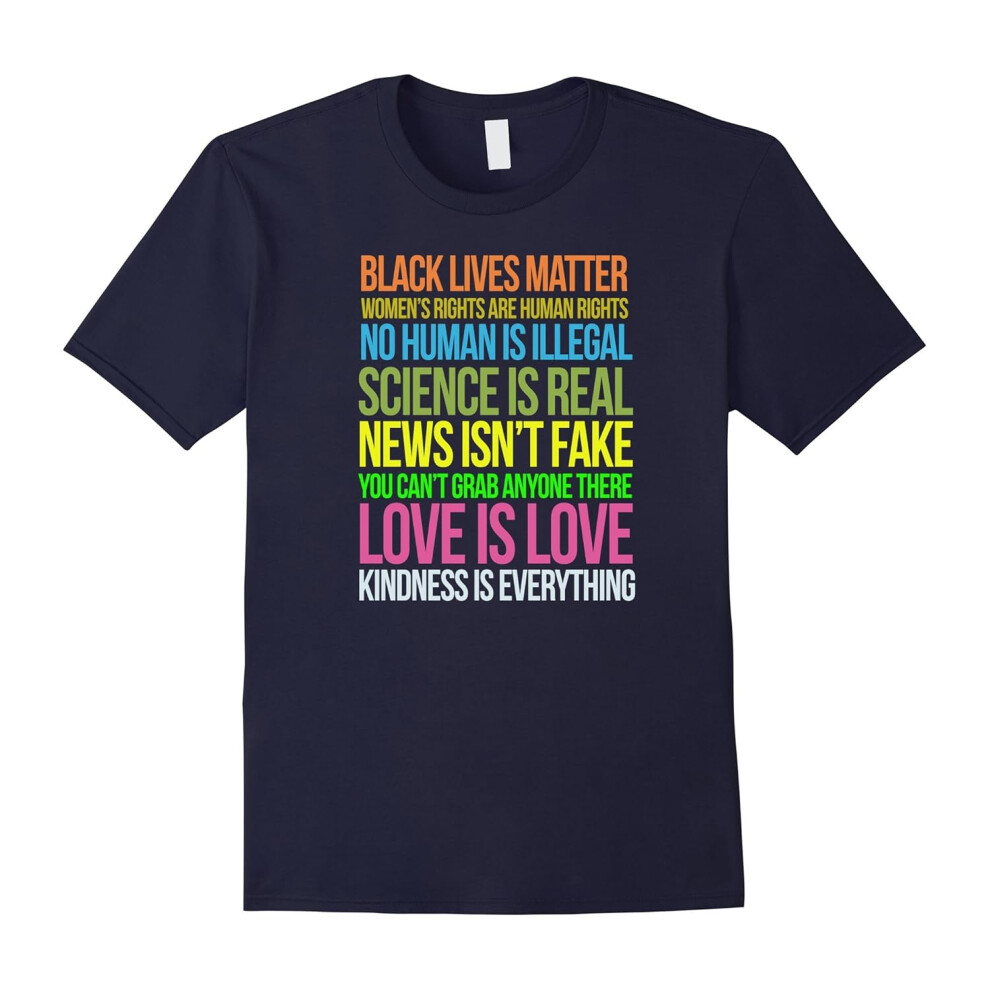 (M) Kindness Is Everything Black Lives Love Is Love Resist Shirt-Father's Day