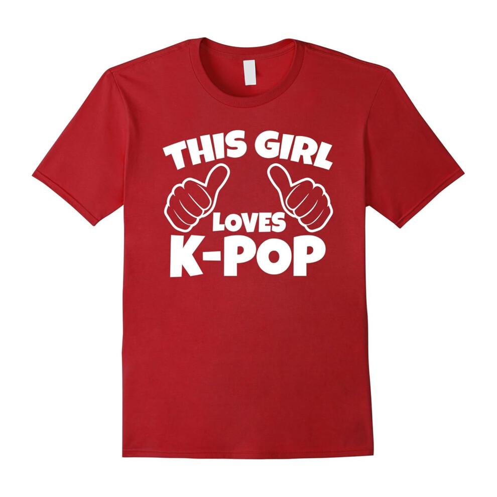 (XXL) K-Pop Shirt This Girl Loves K-Pop Saying-Father's Day