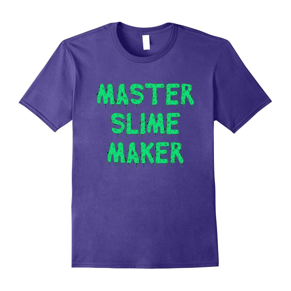 (S) Master Slime Maker T-Shirt I Love Slime Apparel-Father's Day