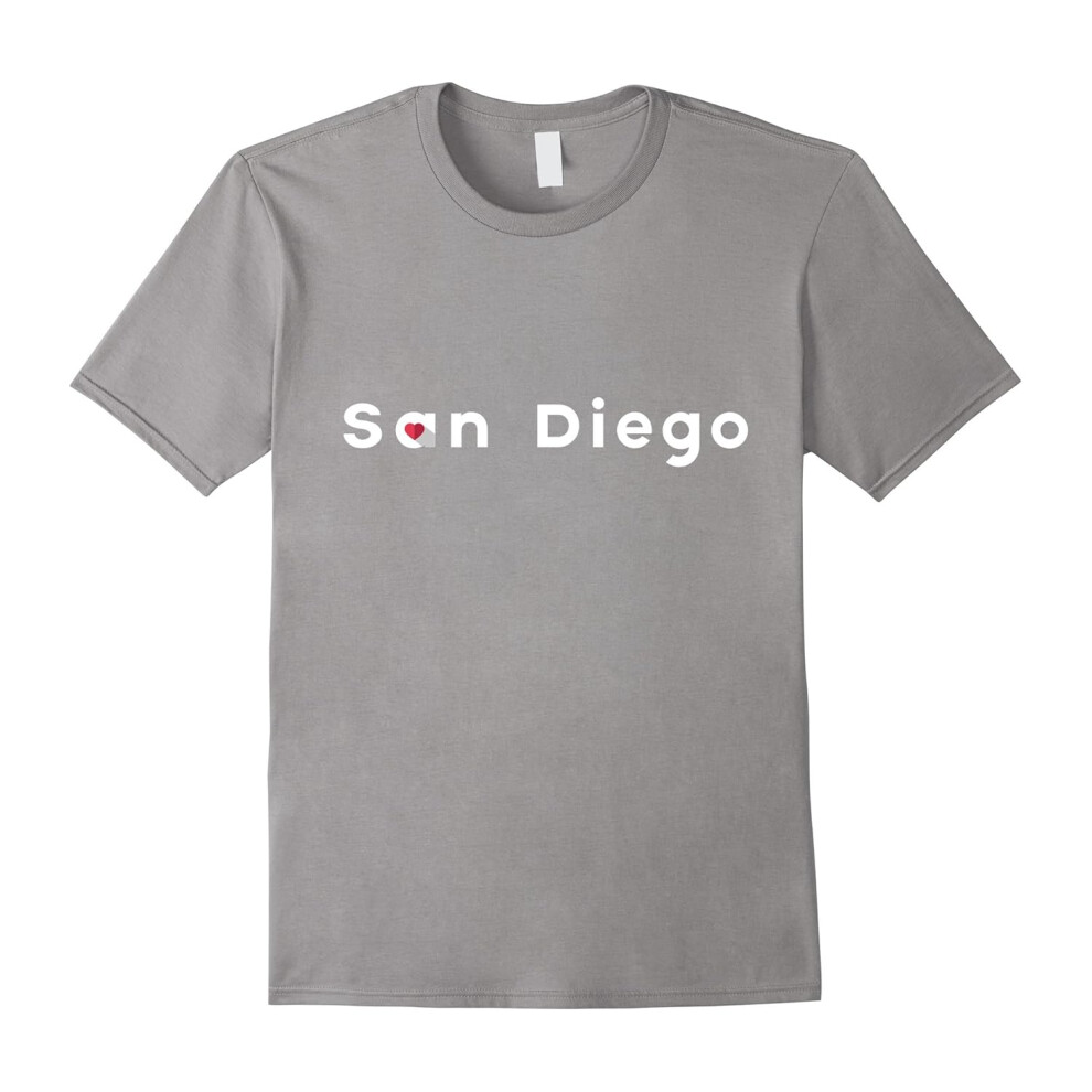 (S) Trendy Love San Diego âI Heart San Diegoâ California T-Shirt-Father's Day