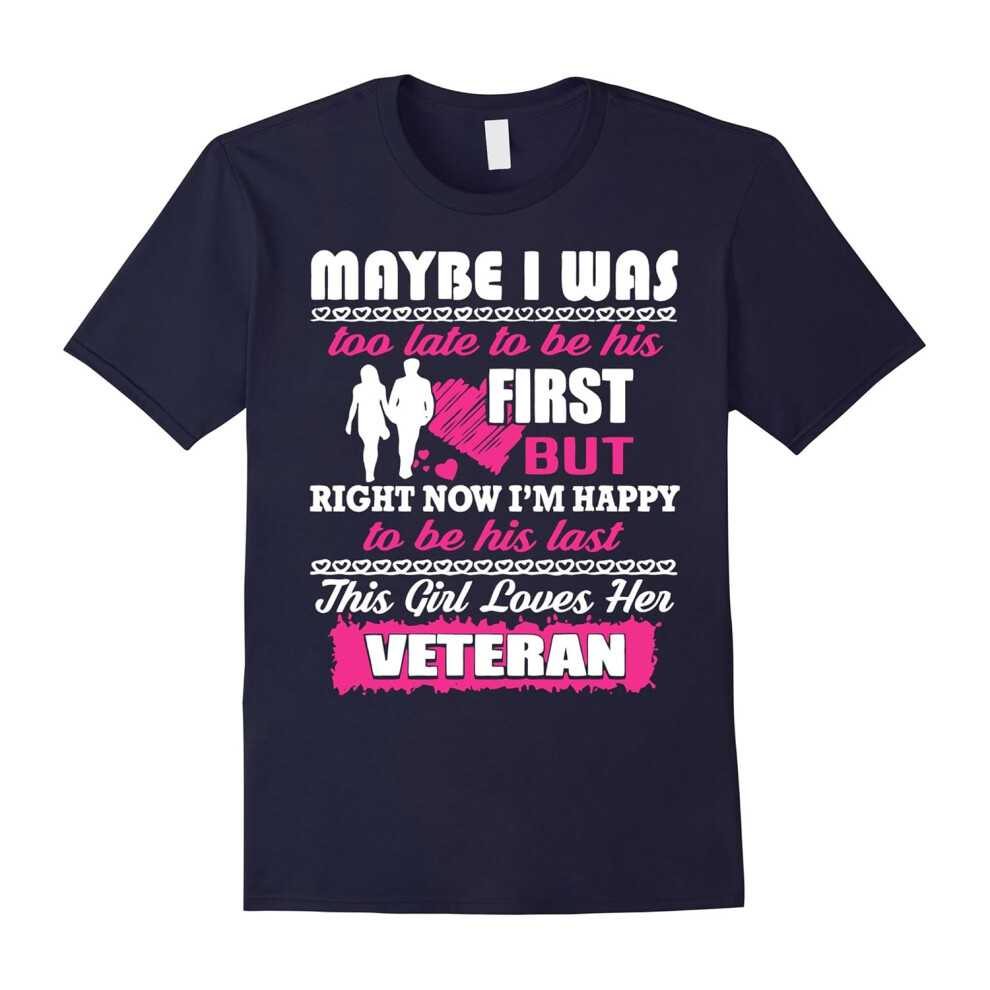 (XXXL) This Girl Loves Her Veteran T Shirt, Super Veteran T Shirt-Father's Day