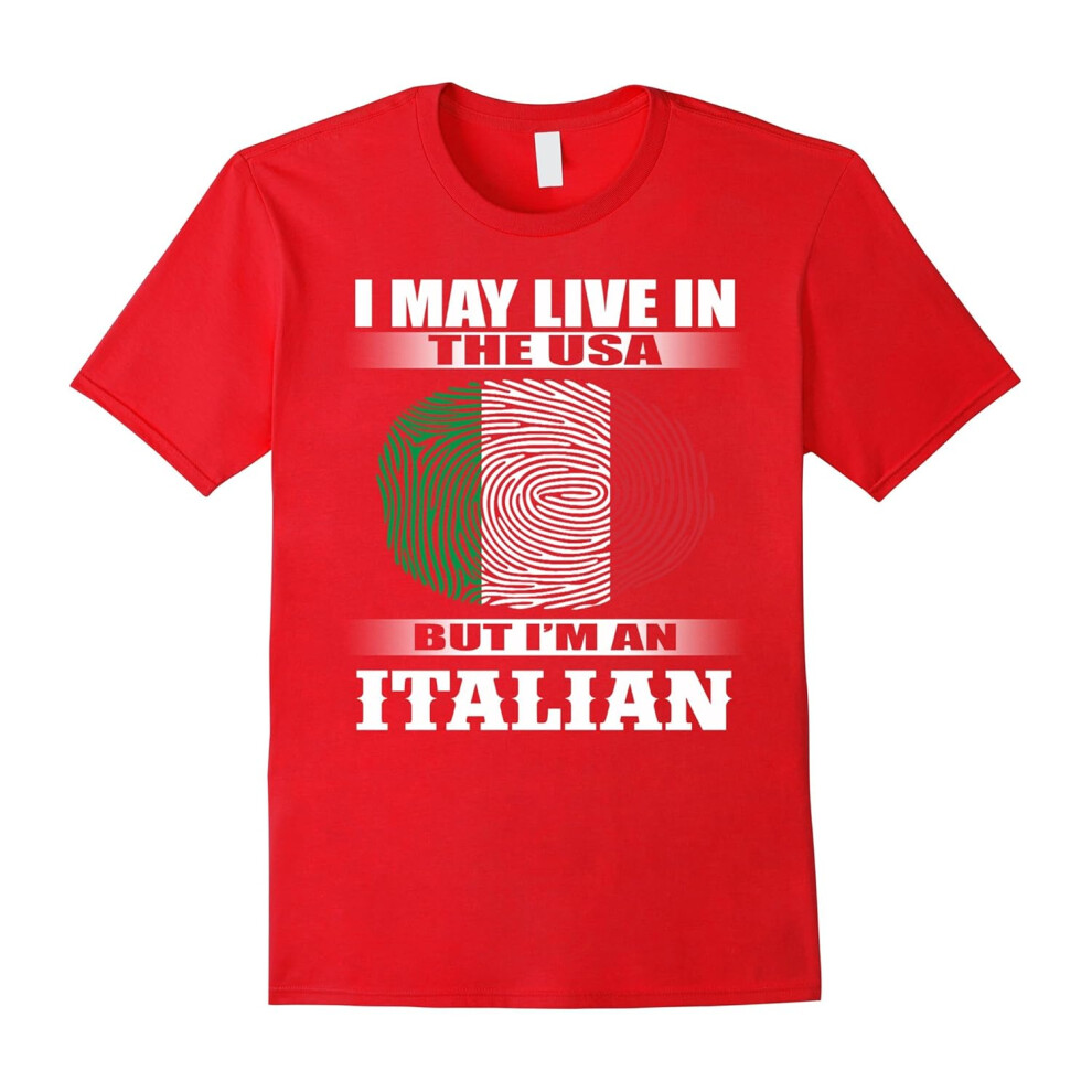 (M) DNA ITALIAN flag gifts tshirts-Father's Day