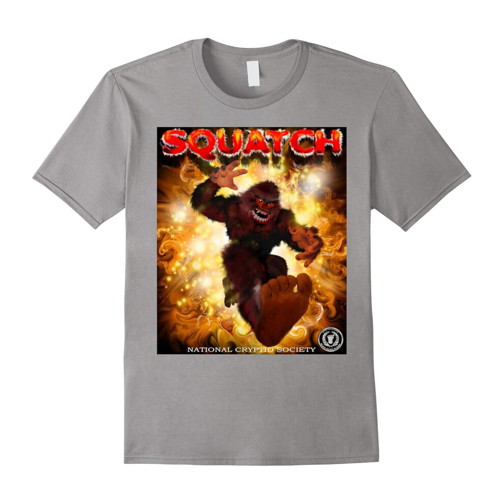 (M) Squatch: New Bigfoot Gift / novelty t-shirt 2017 4 Men / Dad-Father's Day