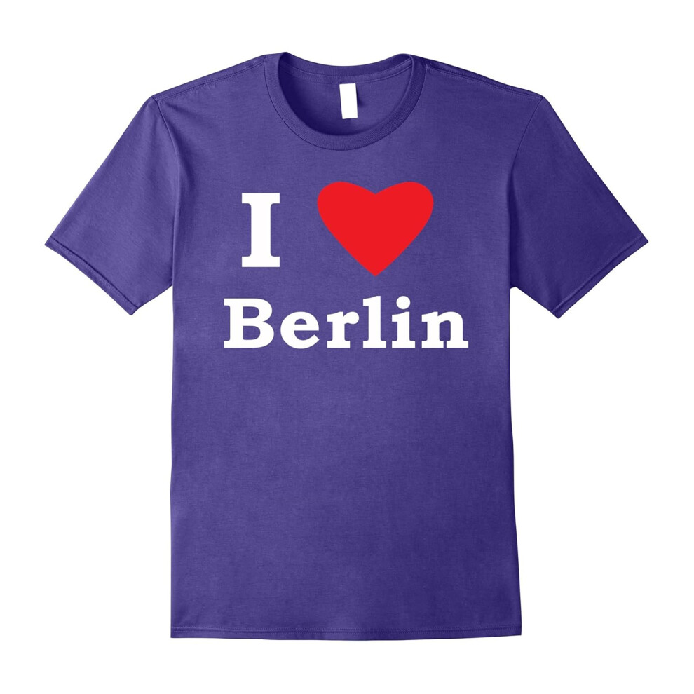 (S) Dicky Ticker I Love Berlin T-shirt Germany Europe Travel-Father's Day