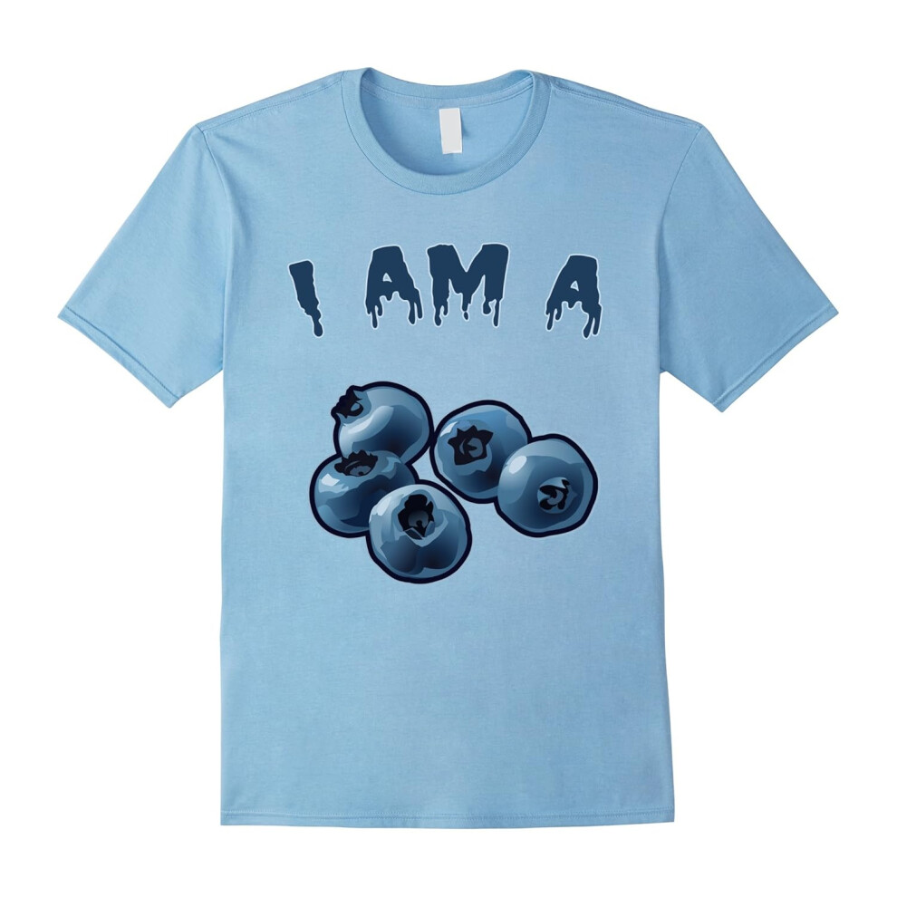 (XL) I Am A Blueberries Cute Emoji Halloween Tee Fruits Lovers-Father's Day