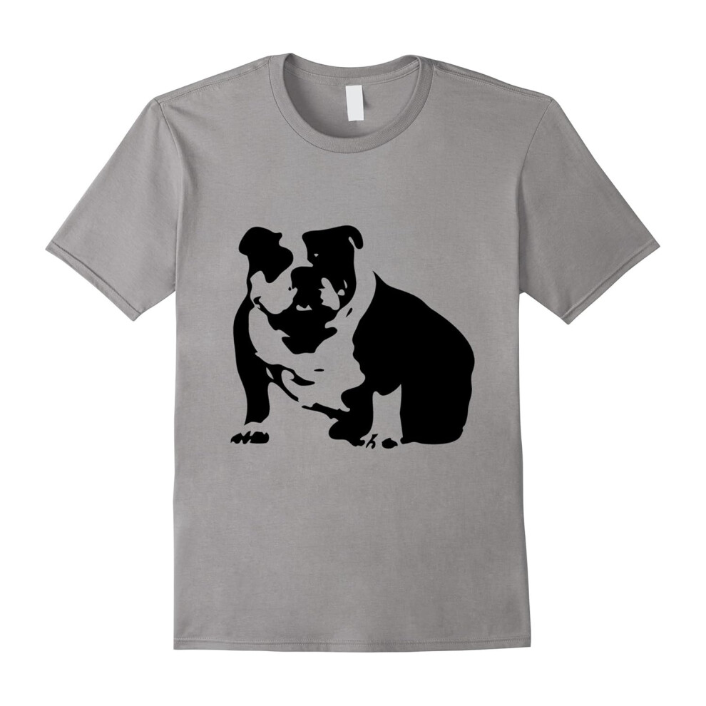 (XL) Abstract English Bulldog T-shirt â Dog lovers Tshirt-Father's Day