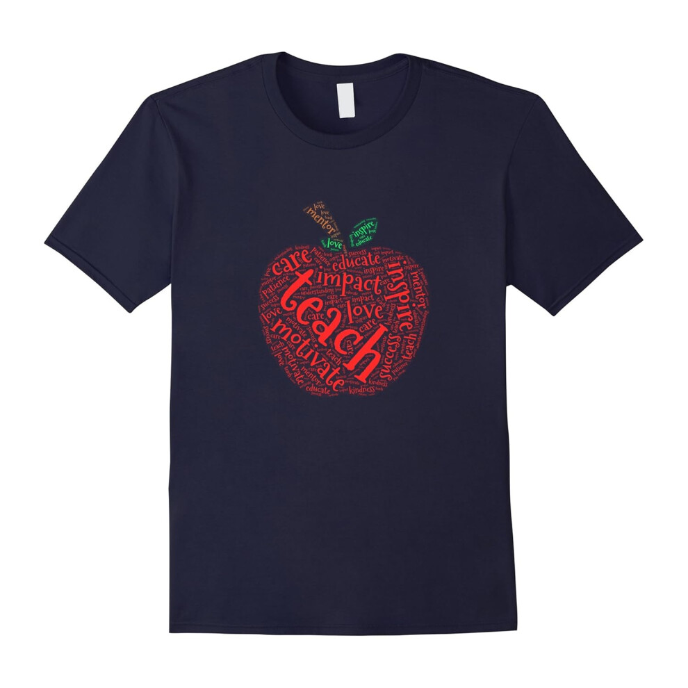 (S) Teacher Appreciation Gift T Shirt New Teacher Gifts Apple-Father's Day