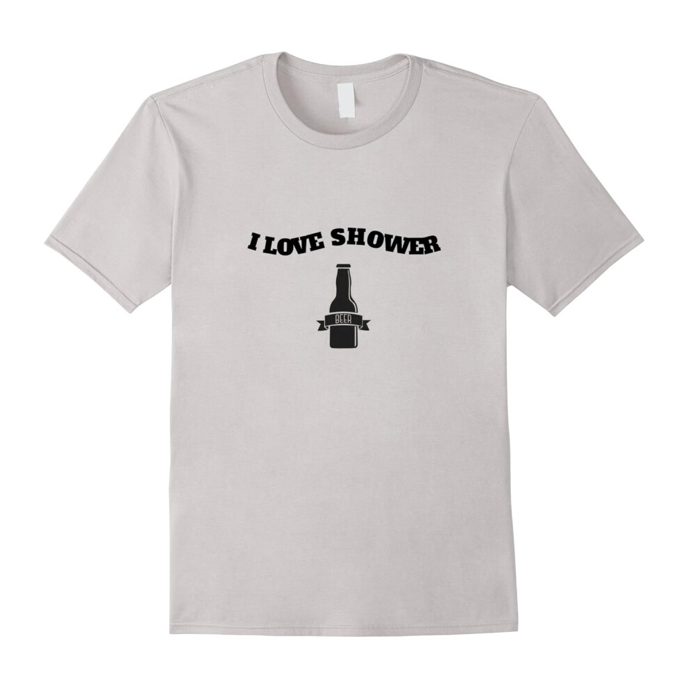 (M) I Love Shower Beer â Funny Cute Beer Lovers T-Shirt-Father's Day