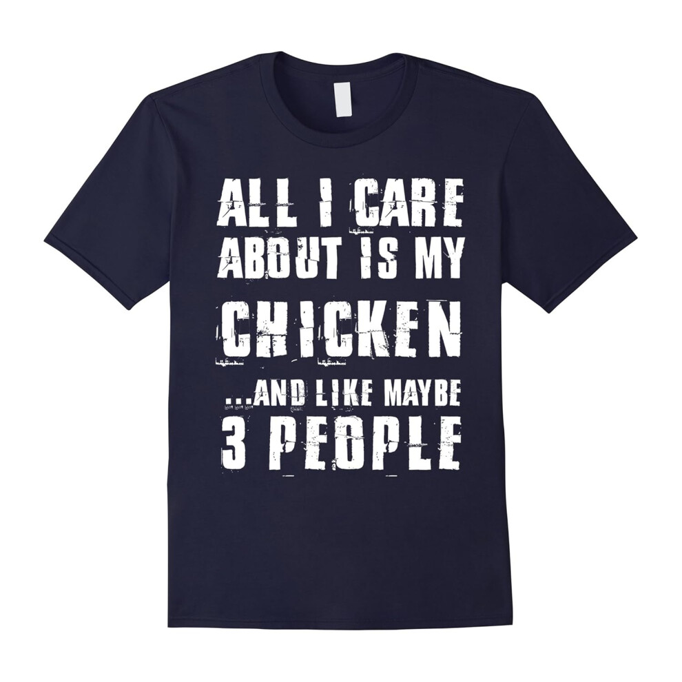 (XL) Chicken T-Shirt, i love my Chicken-Father's Day