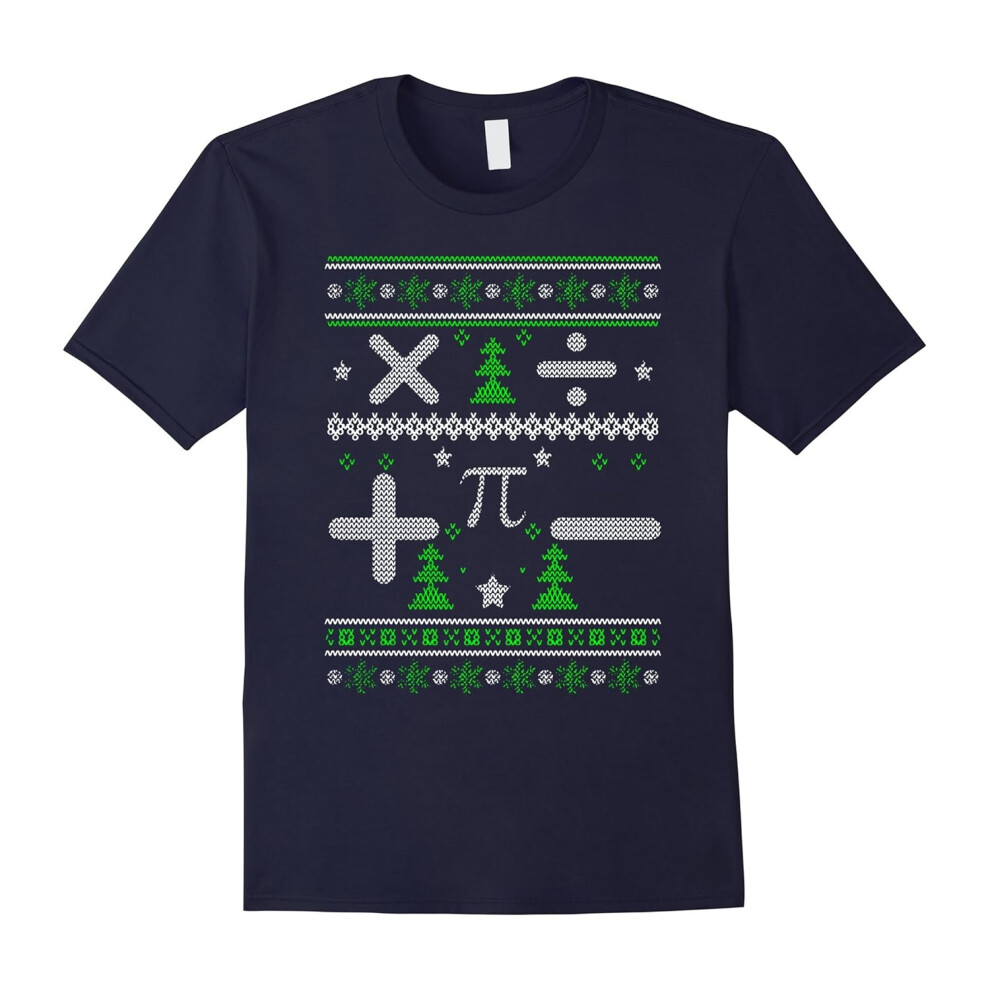 (M) Ugly Christmas Shirt For Math Lover T Shirt-Father's Day