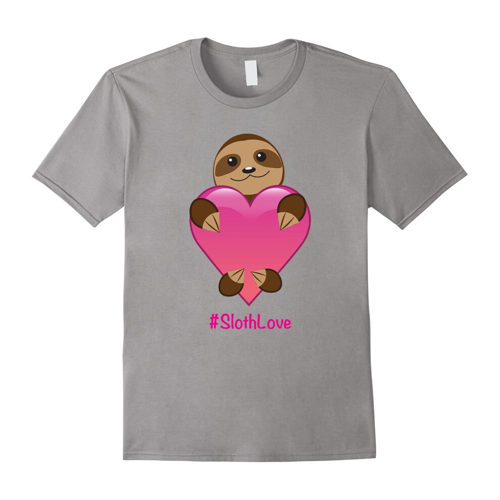 (M) # Love Sloths Tshirt â Sloth Valentines Day Gift T-Shirt-Father's Day