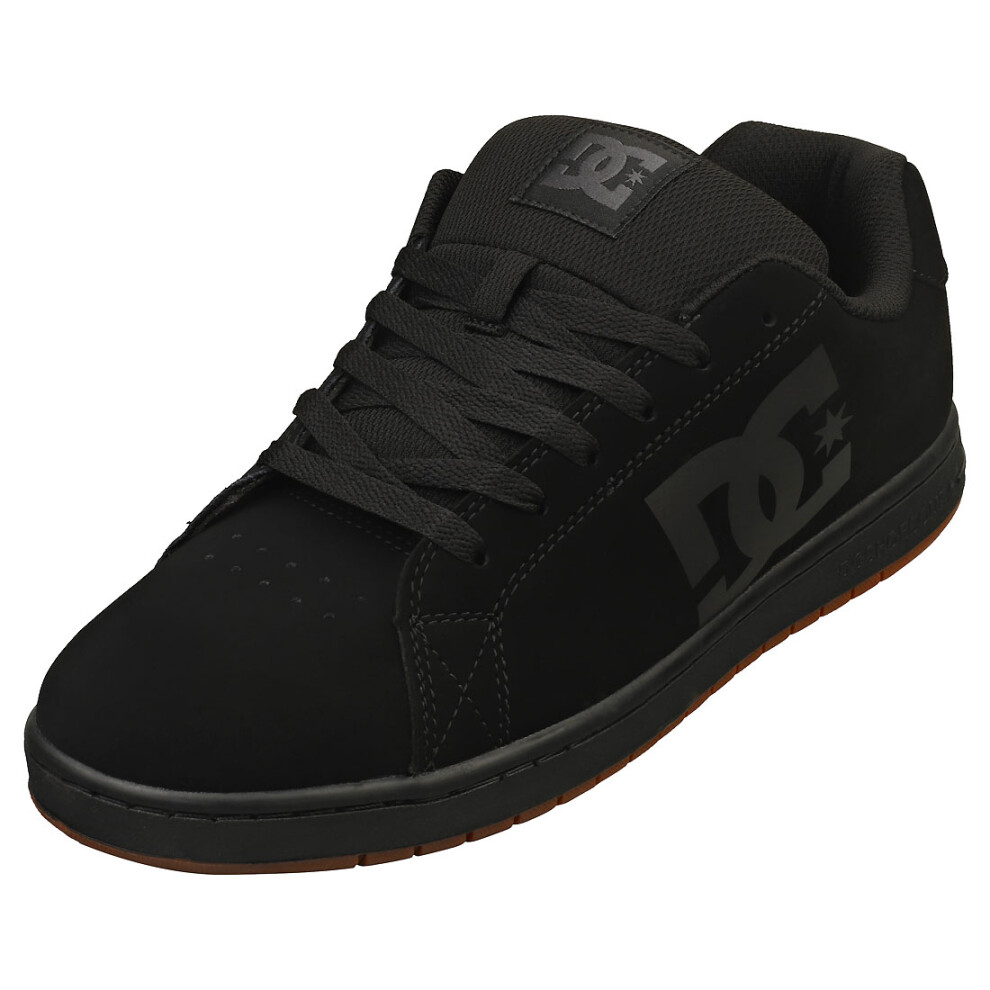 Dc (8) Shoes Gaveler Mens Skate Trainers In Black Gum