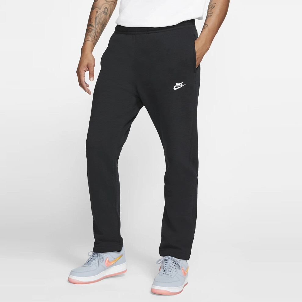 (Black, S) Nike Sportswear Mens Open Hem Joggers