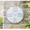 Light Grey Stone Effect Roman Numerals Weatherproof Garden Wall Clock 1