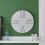 Light Grey Stone Effect Roman Numerals Weatherproof Garden Wall Clock 2