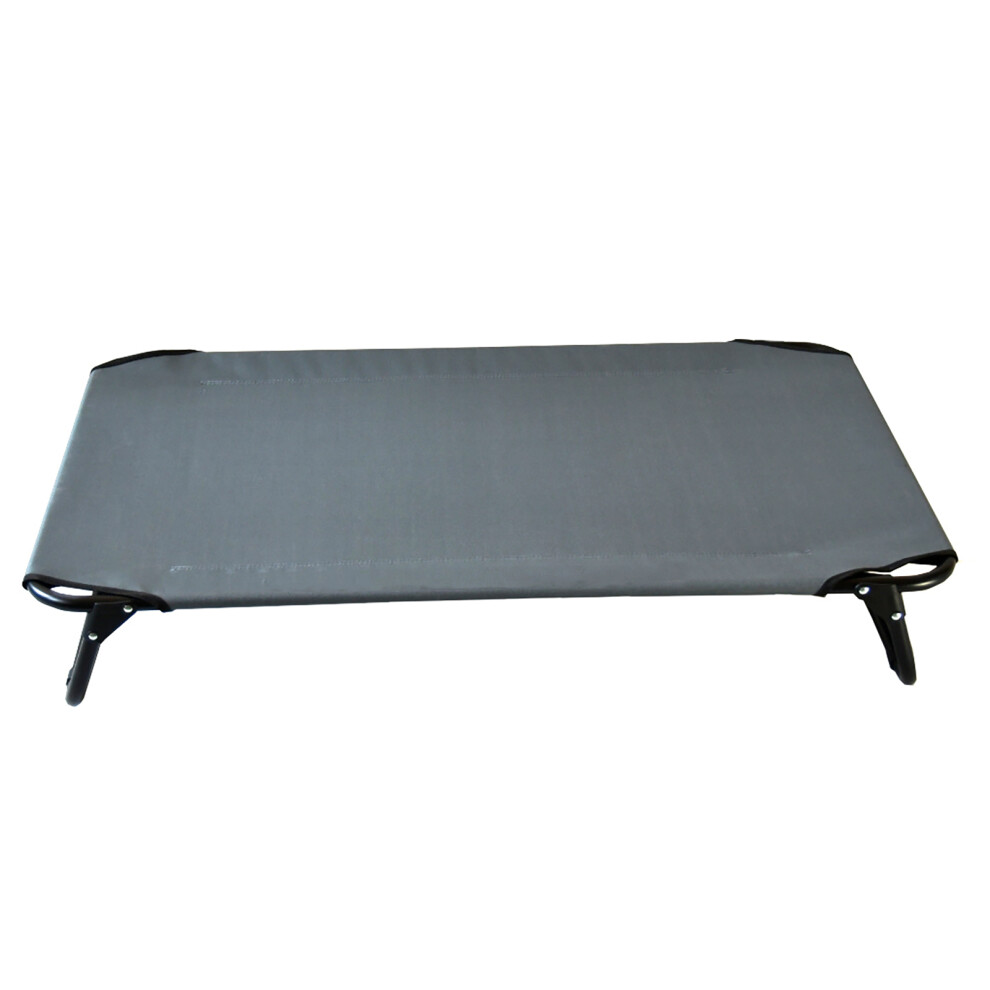 Actiaspet Grey Elevated Dog Bed Folding Camping Cot Large