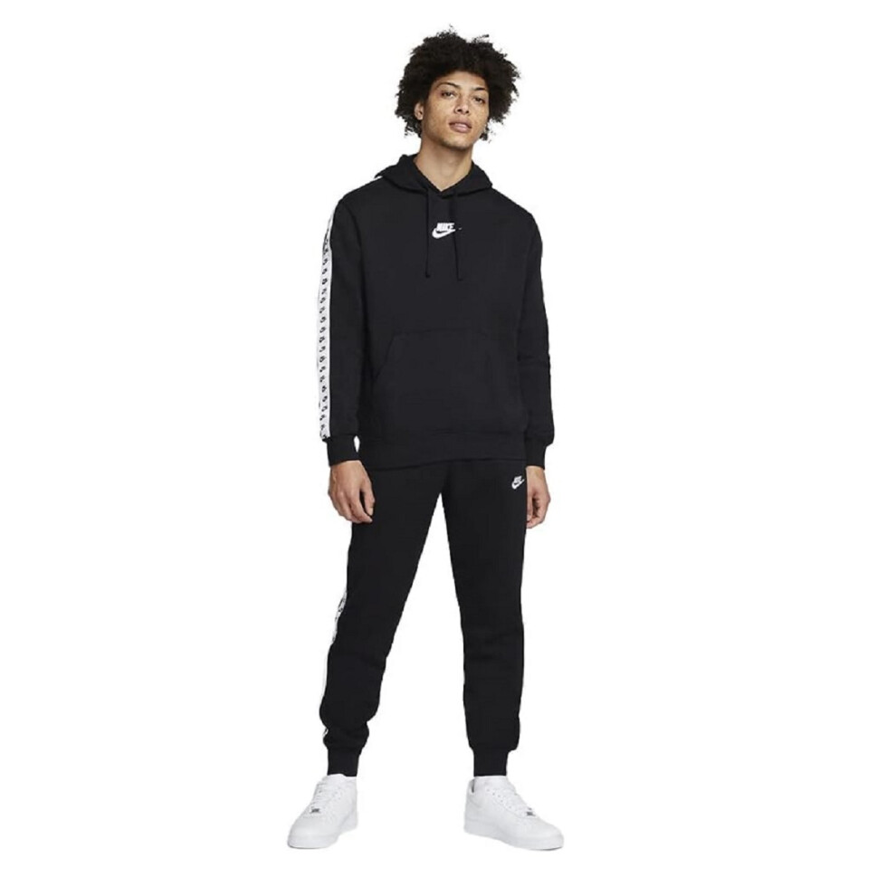 (UK Size XL) Nike Sport Essential Men's Sportswear Club Fleece Repeat Logo Full Tracksuit Set