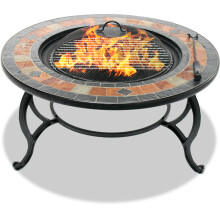 Centurion Supports Fireology LANIAKA Garden & Patio Heater Fire Pit Brazie, Coffee Table, Barbecue and Ice Bucket