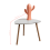 Noa and Nani (Chalk Grey and Natural Pine) Malme Large Side Table Occasional 3