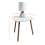 Noa and Nani (Classic White and Natural Pine) Malme Large Side Table Occasional 3