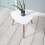 Noa and Nani (Classic White and Natural Pine) Malme Large Side Table Occasional 4