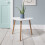 Noa and Nani (Classic White and Natural Pine) Malme Large Side Table Occasional 1