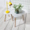 Noa and Nani (Chalk Grey and Natural Pine) Malme Small Side Table Occasional 4