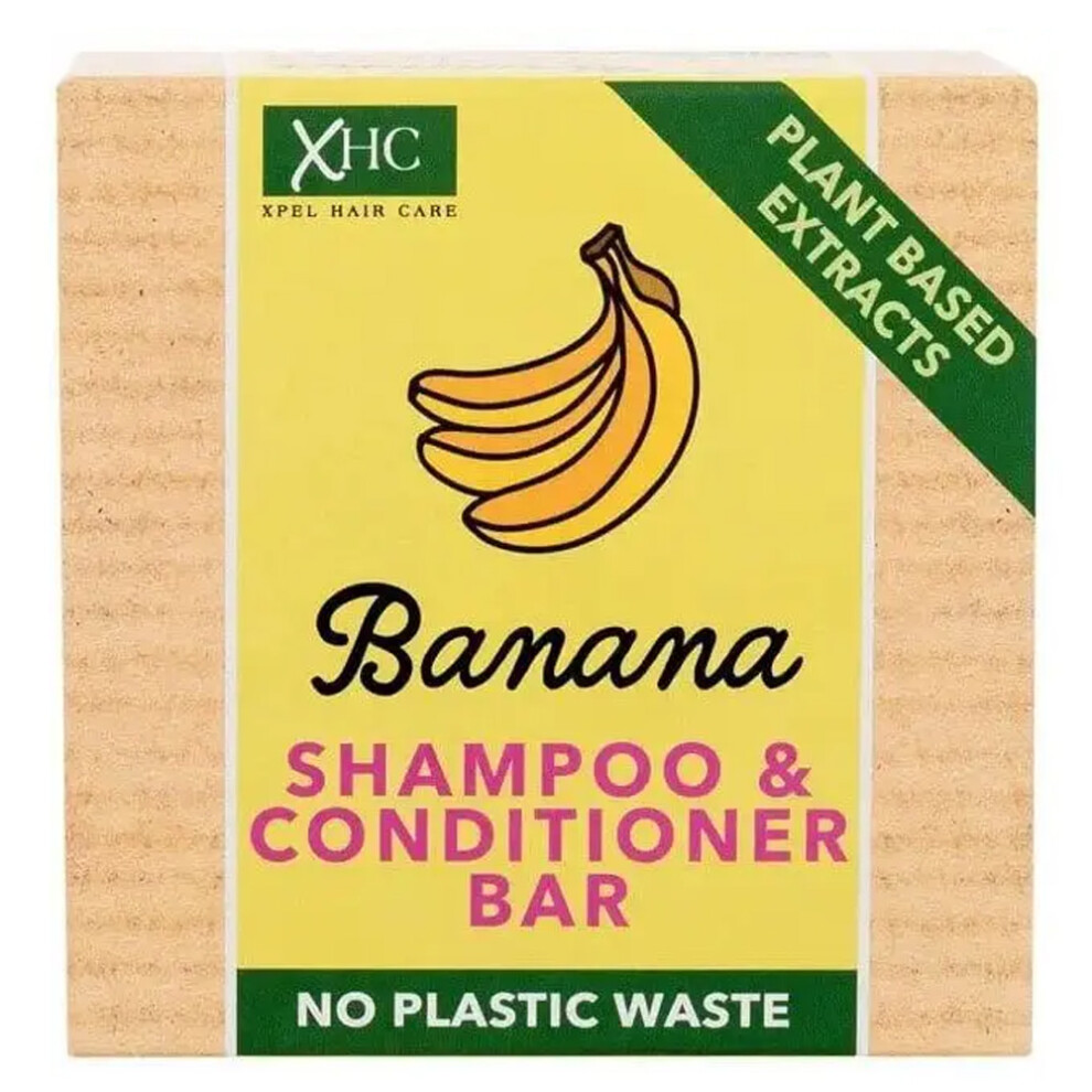 XHC Banana Shampoo & Conditioner 2-In-1 Bar 60G