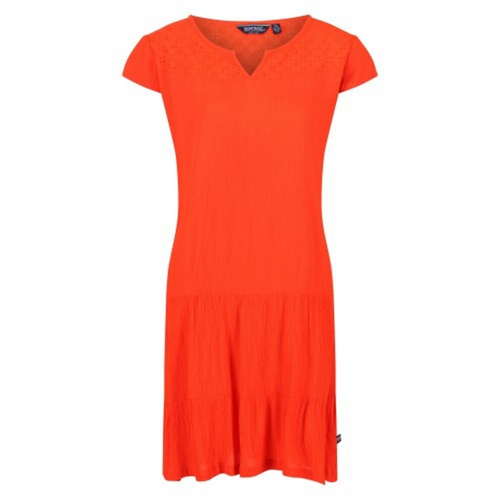 (20 UK, Crayon) Regatta Womens/Ladies Reanna Tiered Casual Dress