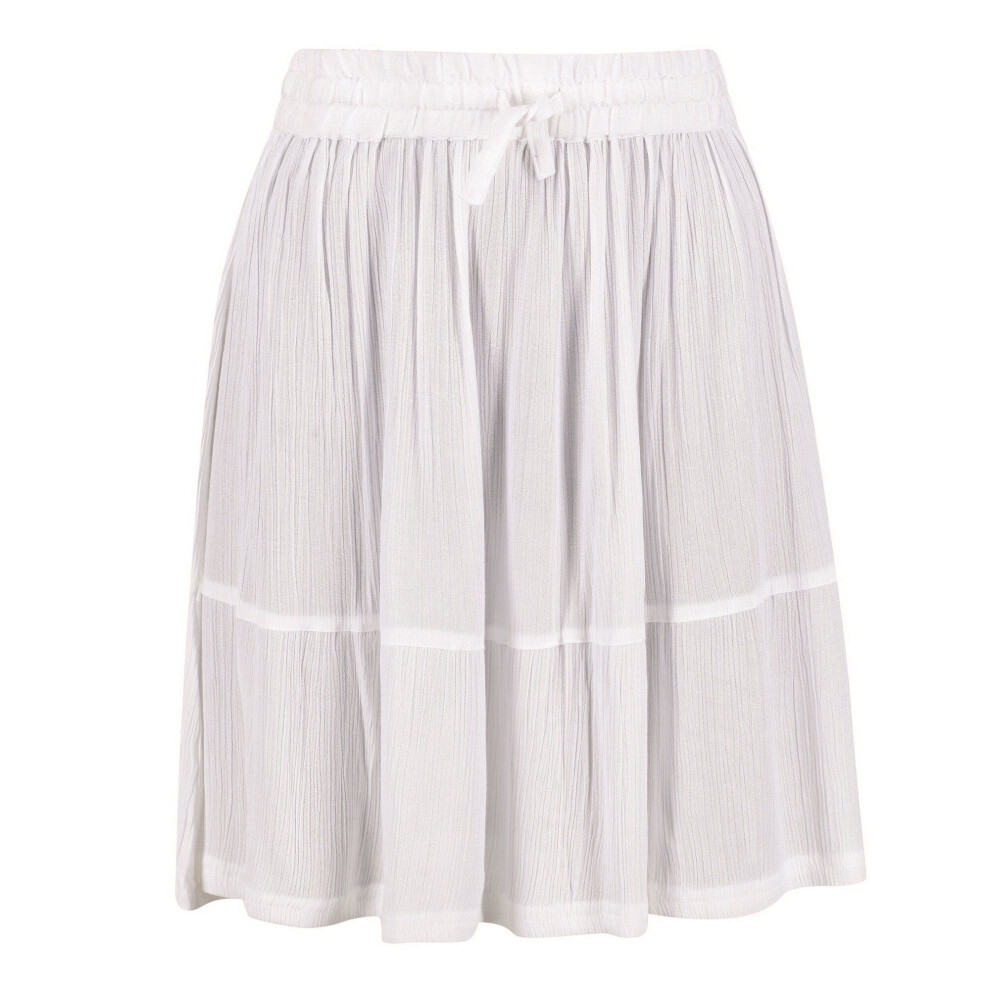 (14 UK, White) Regatta Womens/Ladies Hansika Tiered Skirt