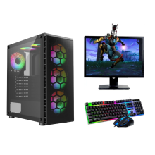 FCS Gaming PC Computer Bundle Intel Core i5-4570 16GB 1TB 2GB GT730 Win11 - Refurbished
