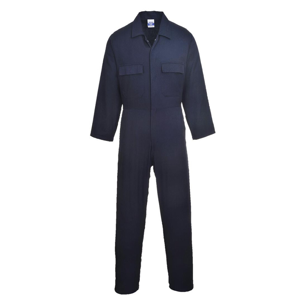 (XXL, Navy) Portwest Unisex Adult Euro Cotton Work Overalls