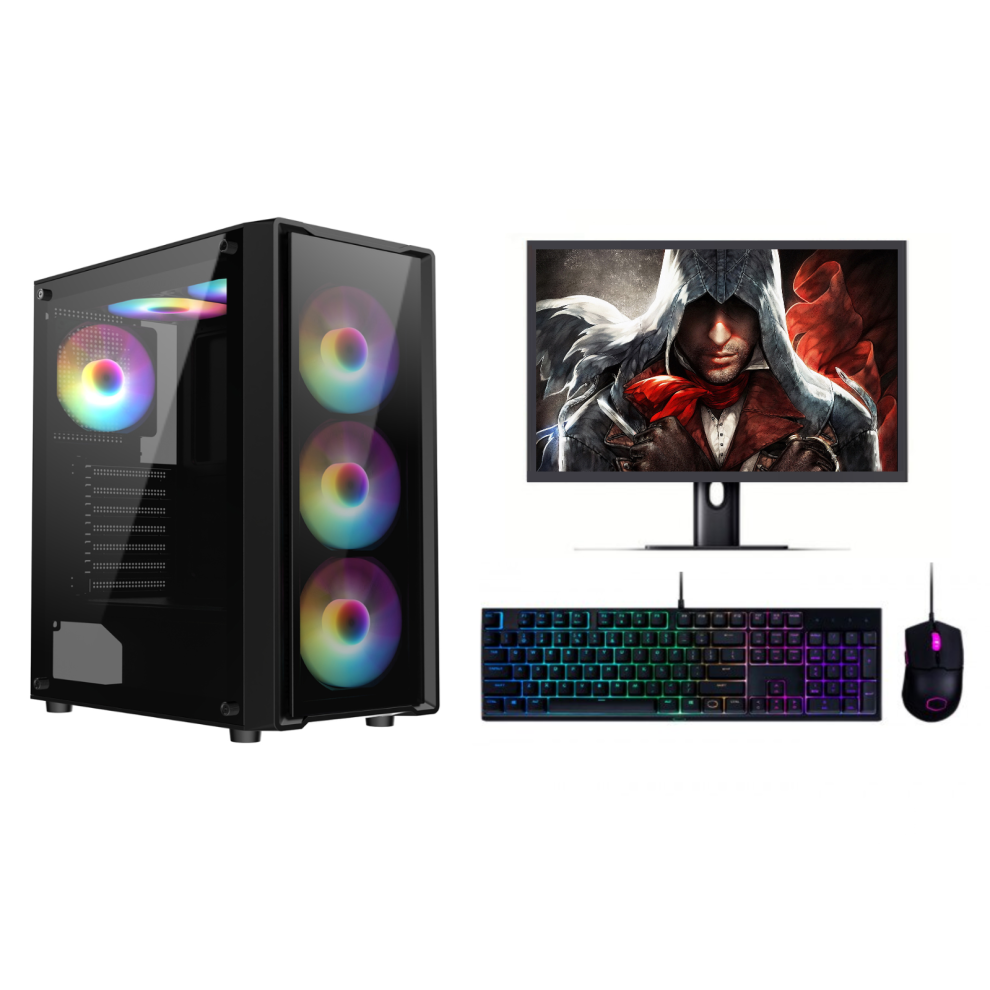 FCS FAST Intel Core i7-4770 Gaming PC 8GB RAM 1TB HDD Windows 11 GT 730 2GB