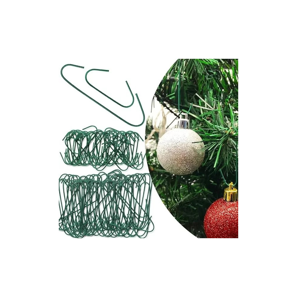 400 x CHRISTMAS TREE HOOKS Bauble Ornament Hangers Hanging Wires Hook