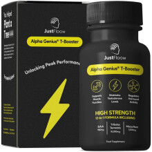 JustFloow Alpha Genius Testosterone Supplements for Men Improve