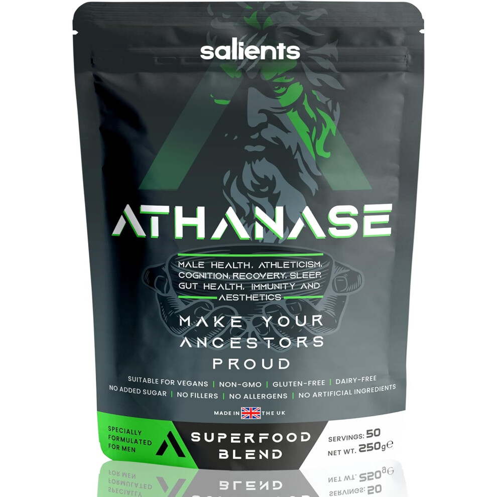 SALIENTSÂ® ATHANASEÂ® | Men's Super Greens Powder | Superfood Powder