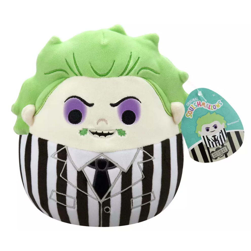 Squishmallows Beetlejuice 8" Plush Soft Toy Sqwb00164