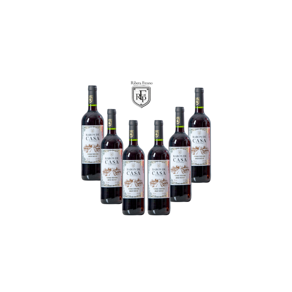 Baron de Casa Tempranillo 6X75cl 12%Vol.