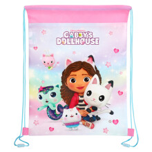 Gabbys Dollhouse Drawstring Bag, Gym Bag Shoe School PE Bag