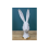 Rabbit Head Bust Ornament | GREY | Contemporary Home Decor | Small 6