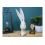 Rabbit Head Bust Ornament | GREY| Contemporary Home Decor | Large 2