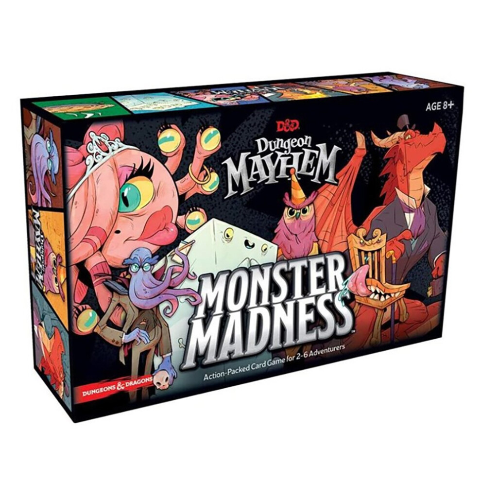 (Monster Madness) Mayhem Card Dungeon Game Monster Madness Board Games Props Toy Family Party