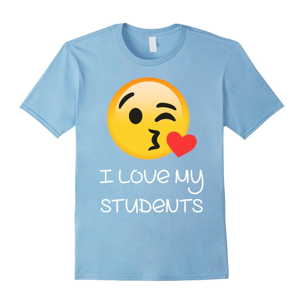 (S) I LOVE MY STUDENTS TSHIRT FOR TEACHERS EMOJI HEARTS LOVE-Father's Day