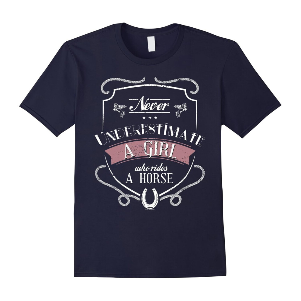 (S) Horse Gifts For Girls Rides A Horse Lovers Shirt Horse Gifts-Father's Day